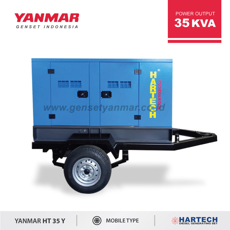 Yanmar 35 KVA Mobile (HT 35 Y) GENSET YANMAR INDONESIA